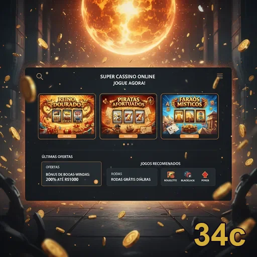 34c app oficial com acesso rápido às telas do aplicativo